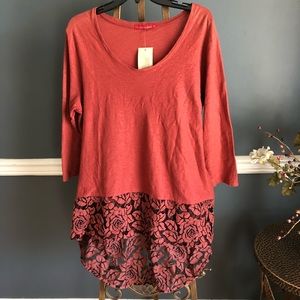 NWT Tunic by cut loose